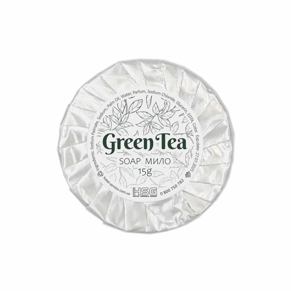 Мыло 15 гр гостиничное "Green Tea" SO15-GT HSG