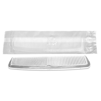 Расческа Pearl прозрачная 14 cм, Flow Pack для гостиниц P-C14 HSG