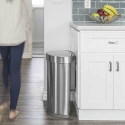 Урна полукруглая сенсорная 45л FPP с карманом для мешков (ST 2009) ST2009 Simplehuman Урна полукруглая сенсорная 45л FPP с карманом для мешков (ST 2009) ST2009 Simplehuman