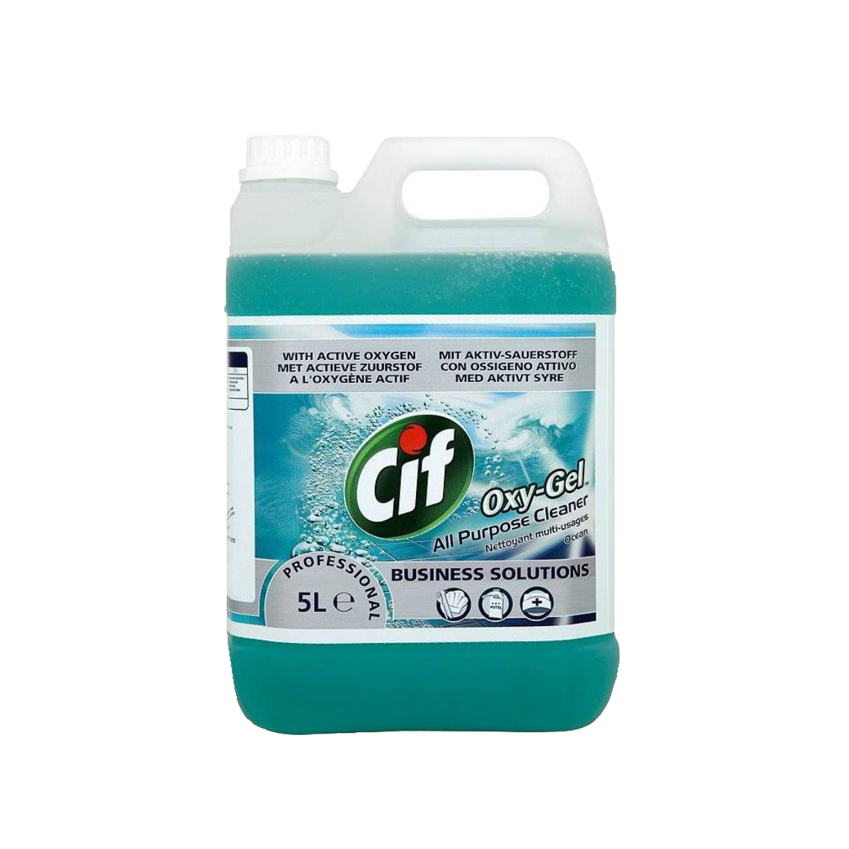 Универсальное средство Cif Professional на основе активного кислорода для водостойких поверхностей Дикий океан, 5л 25488760 P...