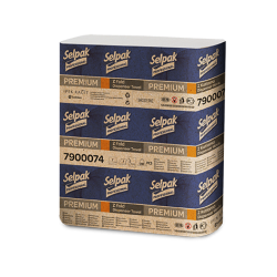 Полотенце бумажное Selpak Professional Premium Z-сложения 2 слоя, 200 листов 32660130 Selpak