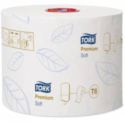 Туалетная бумага в рулонах 90 м 13,2 см 2-х слой авто шифт Tork Premium Т6 1 шт 33870700 Tork