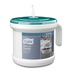 Переносний диспенсер Tork Reflex для рушників з центральним витягом білий (M4) 33879400 Tork