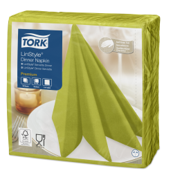 Салфетки для декора Tork LinStyle Premium фисташковые, 50 листов 33882200 Tork