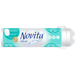 Диски ватные косметические NOVITA Delicate 100 шт 41102216 Novita