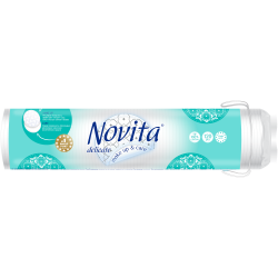 Диски ватные косметические NOVITA Delicate 120 шт 41102316 Novita