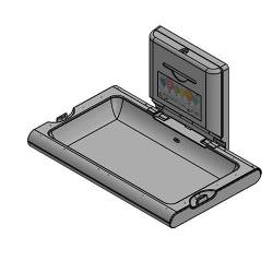 Пеленальный столик настенный откидной горизонтальный (CP0016H) CP0016H Mediclinics Пеленальный столик настенный откидной горизонтальный (CP0016H) CP0016H Mediclinics