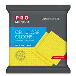 PRO Серветки целюлозні 16х16 10 шт/уп 19300200 PRO service