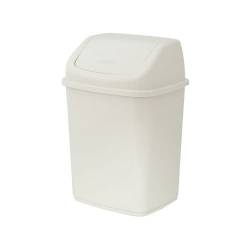 Відро для сміття з поворотною кришкою 18л, поліпропілен, кремове 18407800 PRO service