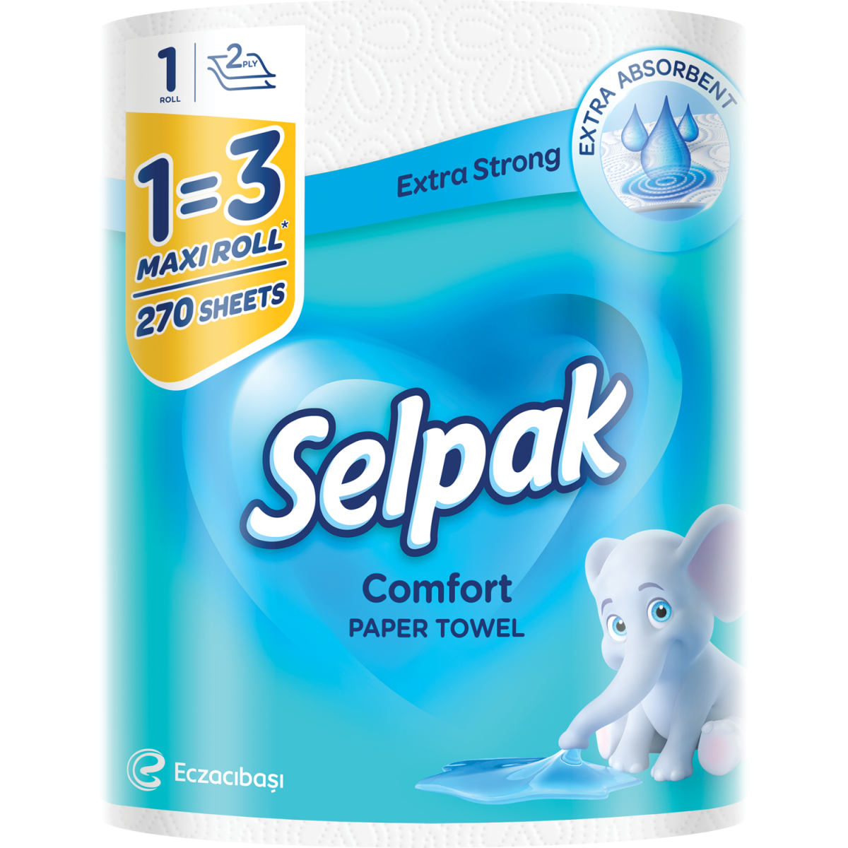 Кухонний рушник SELPAK Comfort MAXI 1=3 шт.