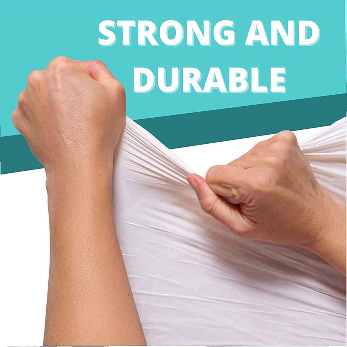 Фартух поліетиленовий 20 мкм, білий (200 шт/уп) APR1