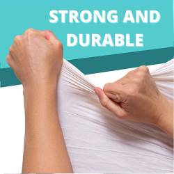 Фартух поліетиленовий 20 мкм, білий (200 шт/уп) APR1