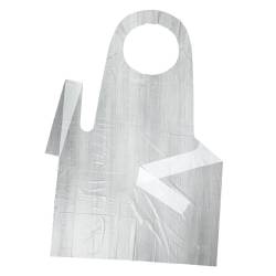 Фартук полиэтиленовый 20 мкм, белий (200 шт/уп) APR1