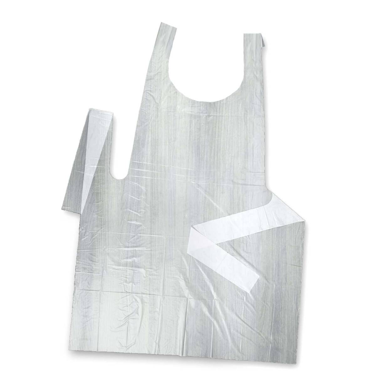 Фартух поліетиленовий 20 мкм, білий (200 шт/уп) APR1