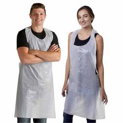 Фартук полиэтиленовый 20 мкм, белий (200 шт/уп) APR1 2