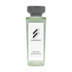 Гель 2в1 для волосся та тіла 40 мл з логотипом на паперовій етикетці RS-HB40LP HSG