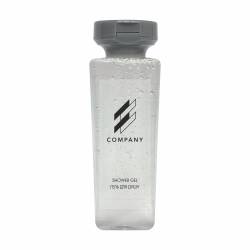 Гель для душу 40 мл з логотипом замовника на прозорій плівці RS-SG40LF HSG