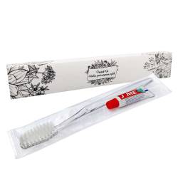 Зубной набор, щетка и паста 5 гр в картонной коробочке F-DK5 HSG