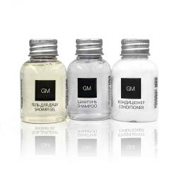 Гель 2в1 для волос и тела 30 мл с логотипом на прозрачной пленке C-HB30LF HSG