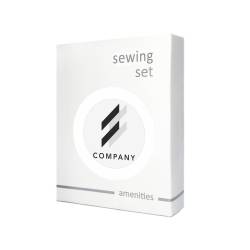 Набір для шиття в коробочці з логотипом на круглому стікері LW2S-SK6 HSG