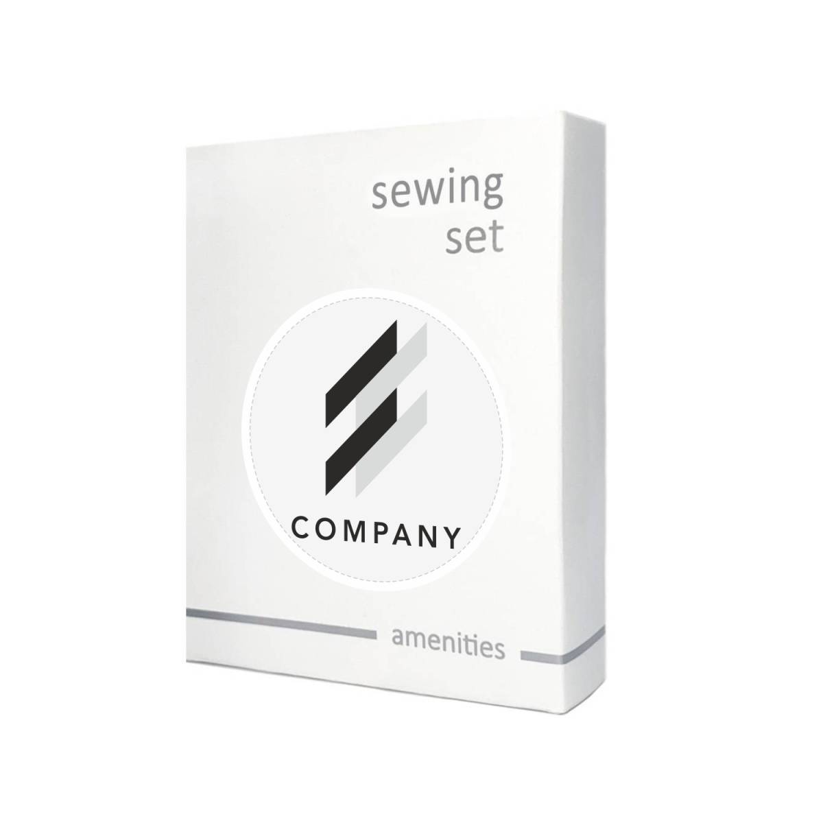 Набір для шиття в коробочці з логотипом на круглому стікері LW2S-SK6 HSG