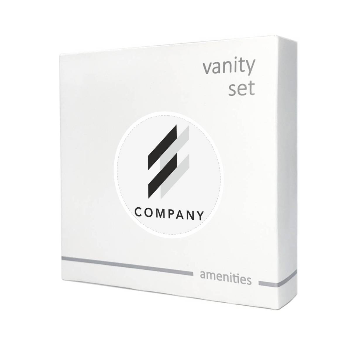 Косметичний набір VIP VKL4/2 в коробочці з логотипом на круглому стікері VKL4/2S-1LW HSG