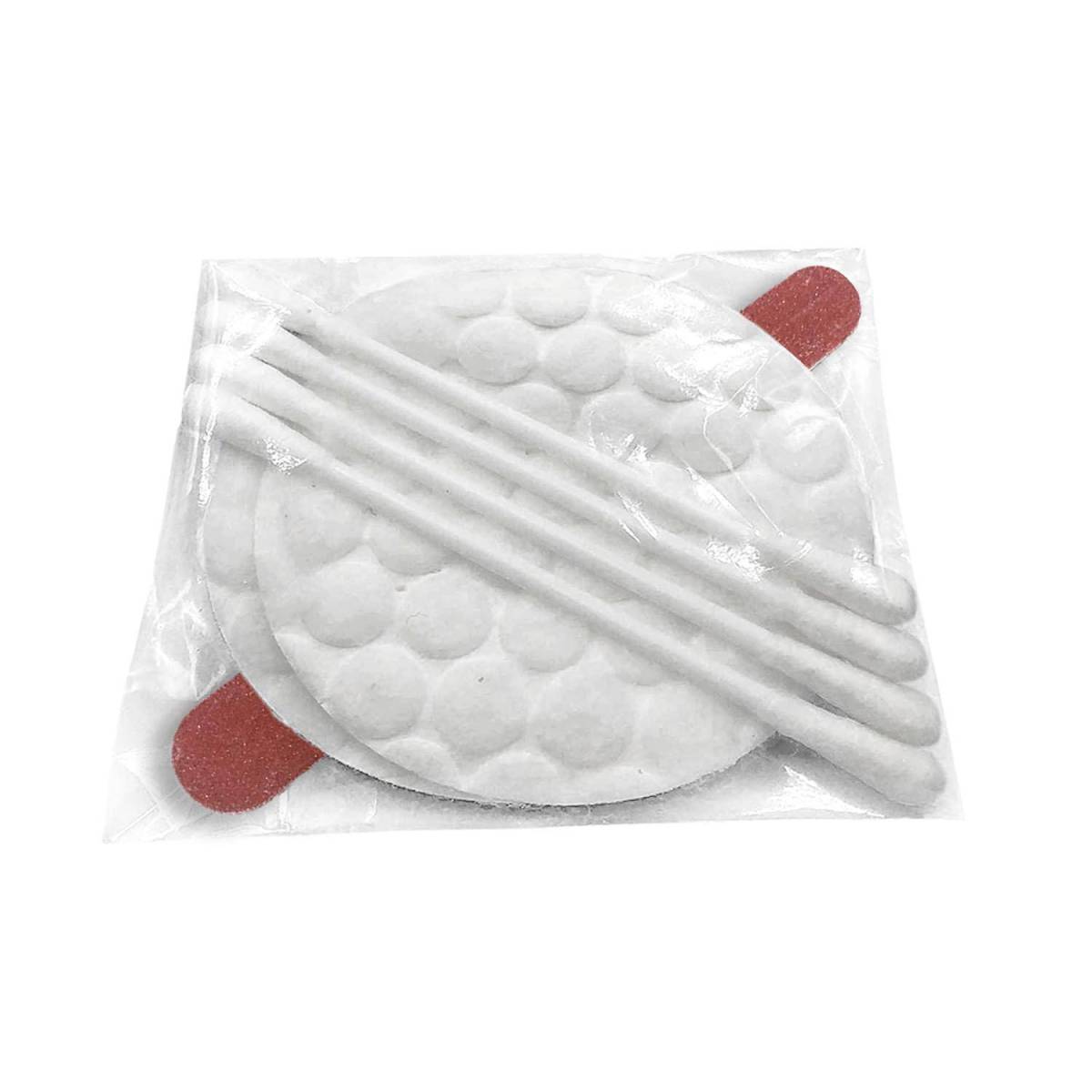 Косметический набор VIP VKL4/2 в коробочке с логотипом на круглом стикере VKL4/2S-1LW HSG