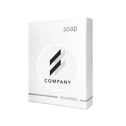 Мило 15 гр в коробочці, з логотипом на круглому стікері LW2S-SO15 HSG