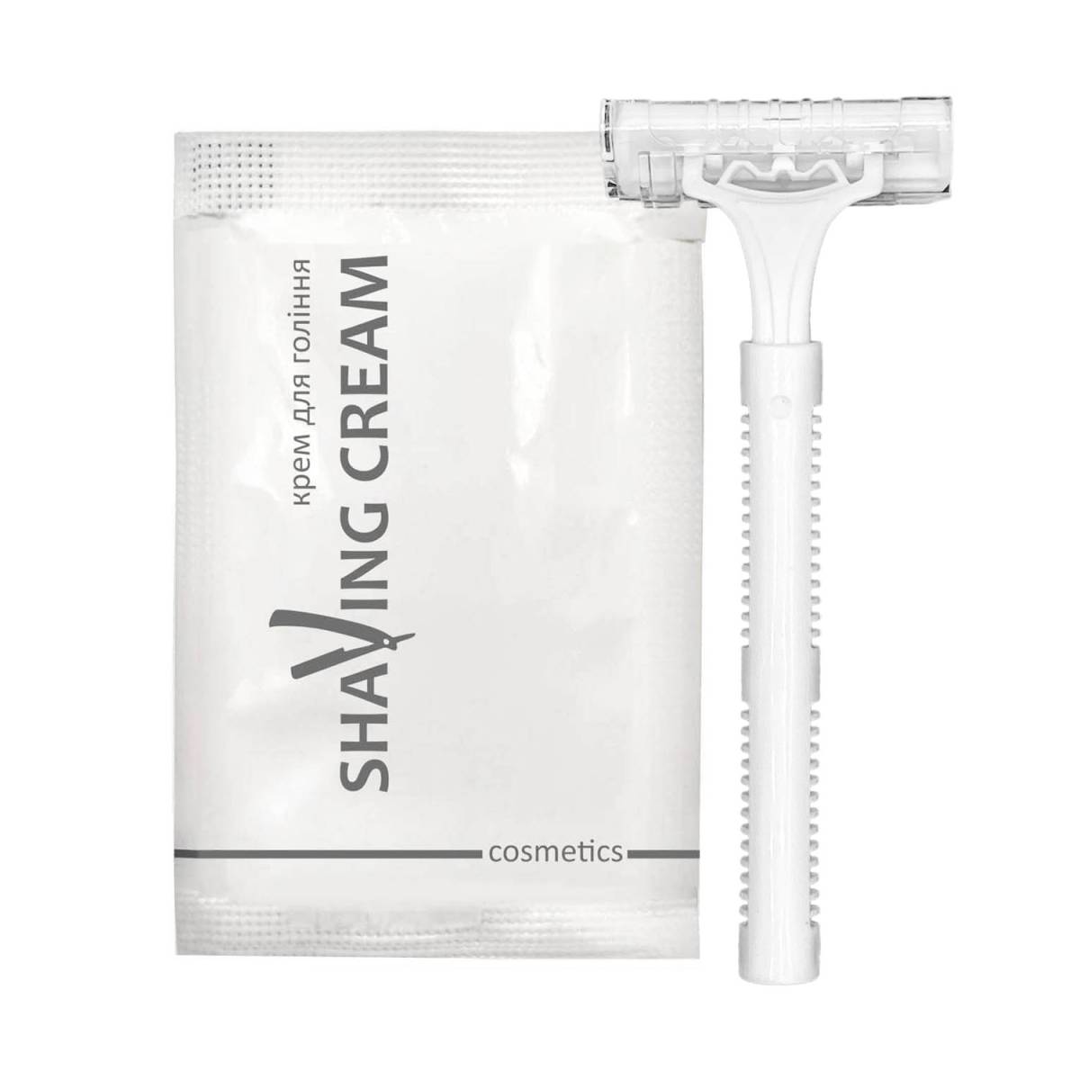 Набір для гоління ACQUA в картонній коробочці для готелів Q-SK2/S HSG