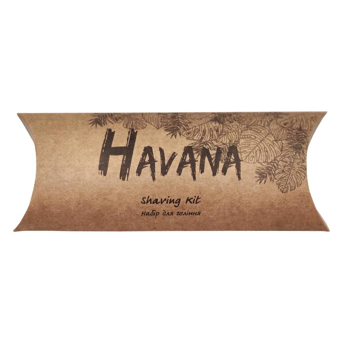Набір для гоління HAVANA в картонній крафтовій коробочці H-SK2 HSG
