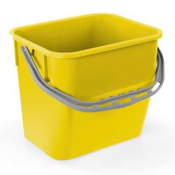Відро для прибирання з ручкою 12л (Жовтого кольору) 000G3502 TTS