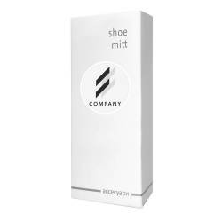 Рукавиця для полірування взуття в коробочці з логотипом на круглому стікері LWS-SM1 HSG Рукавиця для полірування взуття в коробочці з логотипом на круглому стікері LWS-SM1 HSG