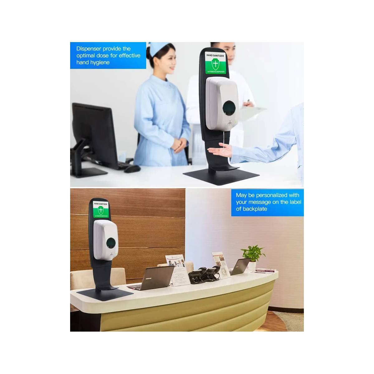 Стойка-держатель автоматических дозаторов, сталь и пластик L270*W230*H600 mm T HSG