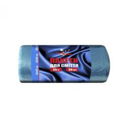 Мішки для сміття поліетиленові 35л ЧИСТОТА ТА БЛИСК (Блакитні) M20302 Атма