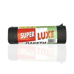 Пакеты для мусора SuperLuxe 120 л 10 шт черные SuperLuxe120х10 ТМ Такі Пакі