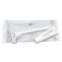 Набір для гоління Pearl 2 леза/10 мл, одноразовий для готелів P-SK2 HSG Набір для гоління Pearl 2 леза/10 мл, одноразовий для готелів P-SK2 HSG