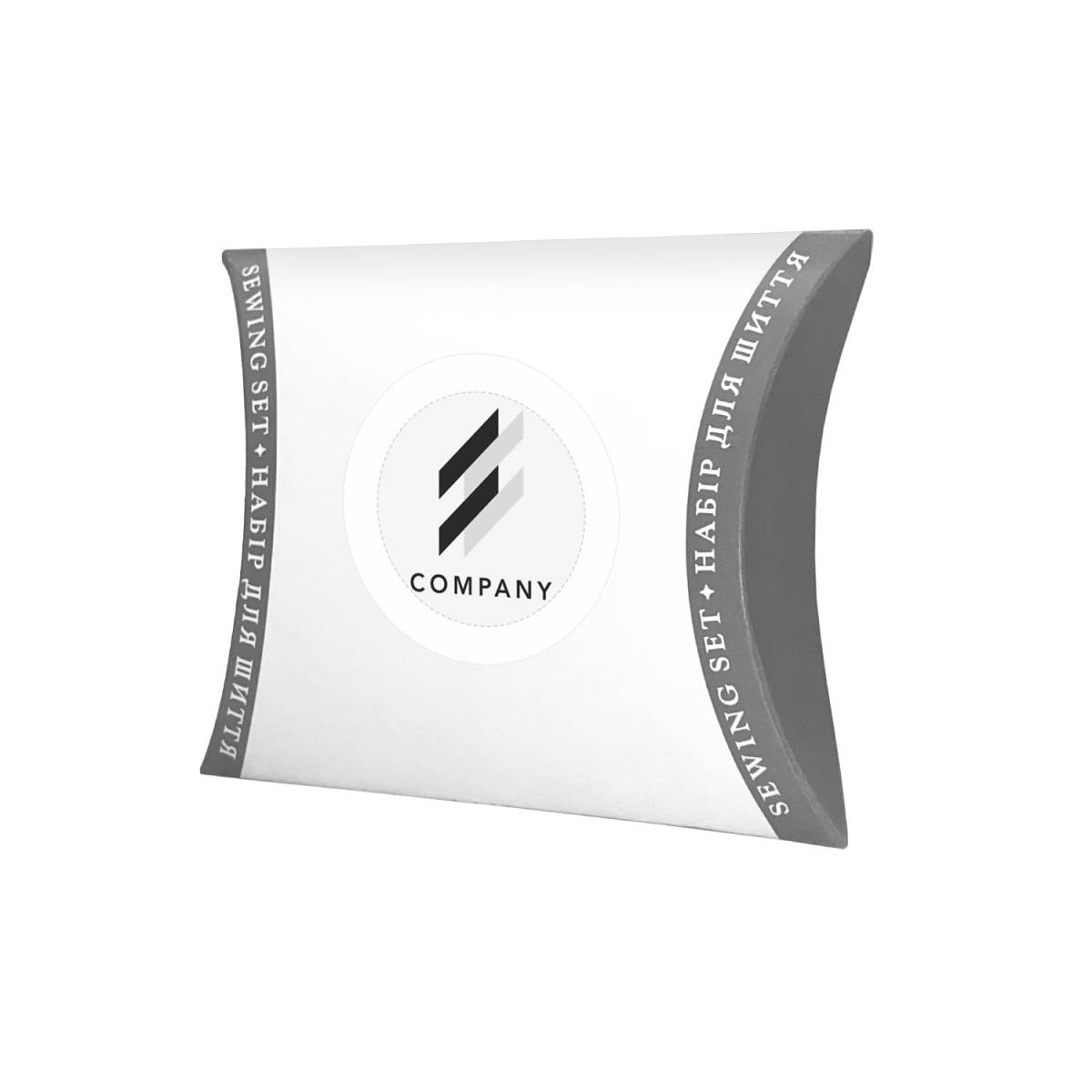 Набір для шиття в коробочці з логотипом на круглому стікері LR-SK6 HSG