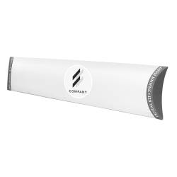 Набор для чистки зубов в коробочке с логотипом на круглом стикере LR-DK5 HSG