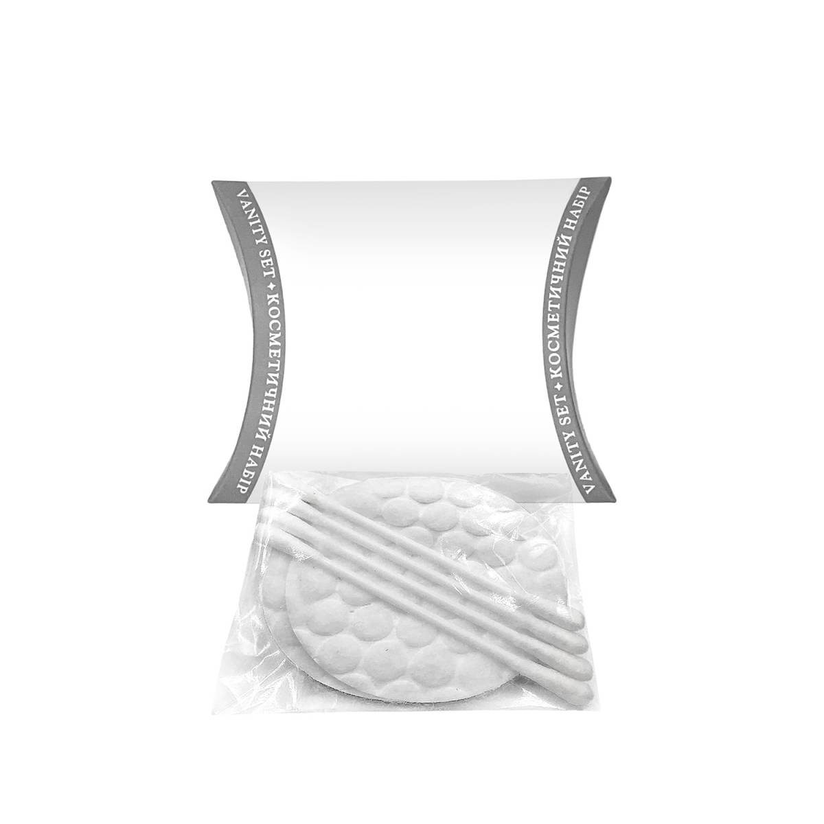 Косметический набор VK4/2 в коробочке с логотипом на круглом стикере LR-VK4/2S HSG