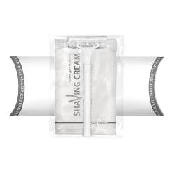 Набор для бритья в коробочке, с логотипом на круглом стикере LR-SK2/S HSG 2