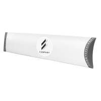 Гребінець прозорий 14 см в картонній коробці з логотипом на круглому стікері LR-C14 HSG