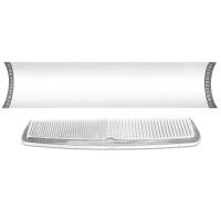 Гребінець прозорий 14 см в картонній коробці з логотипом на круглому стікері LR-C14 HSG Гребінець прозорий 14 см в картонній коробці з логотипом на круглому стікері LR-C14 HSG