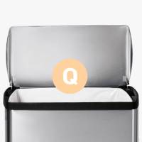 Урна з педаллю 50л FPP CW1816 Simplehuman Урна з педаллю 50л FPP CW1816 Simplehuman