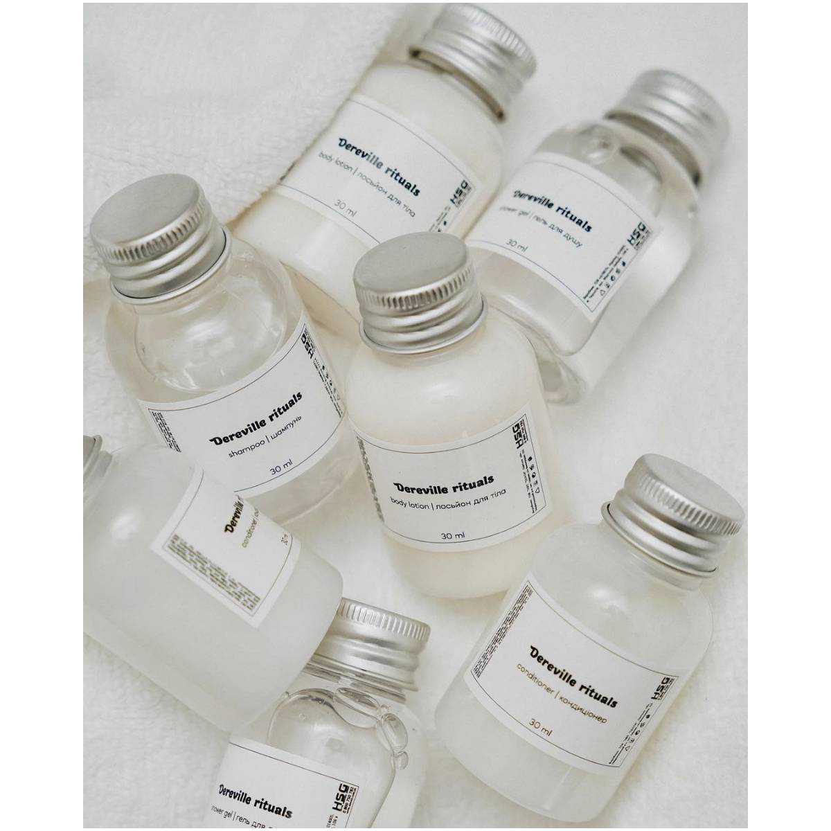 Гель 2в1 для волос и тела 30 мл с логотипом на бумажной этикетке C-HB30LP HSG