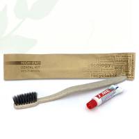 Набір для чищення зубів High-End, щітка з пресованої соломи, паста 5 гр в паперовій упаковці Flow-Pack HEF-DK/S HSG Набір для чищення зубів High-End, щітка з пресованої соломи, паста 5 гр в паперовій упаковці Flow-Pack HEF-DK/S HSG