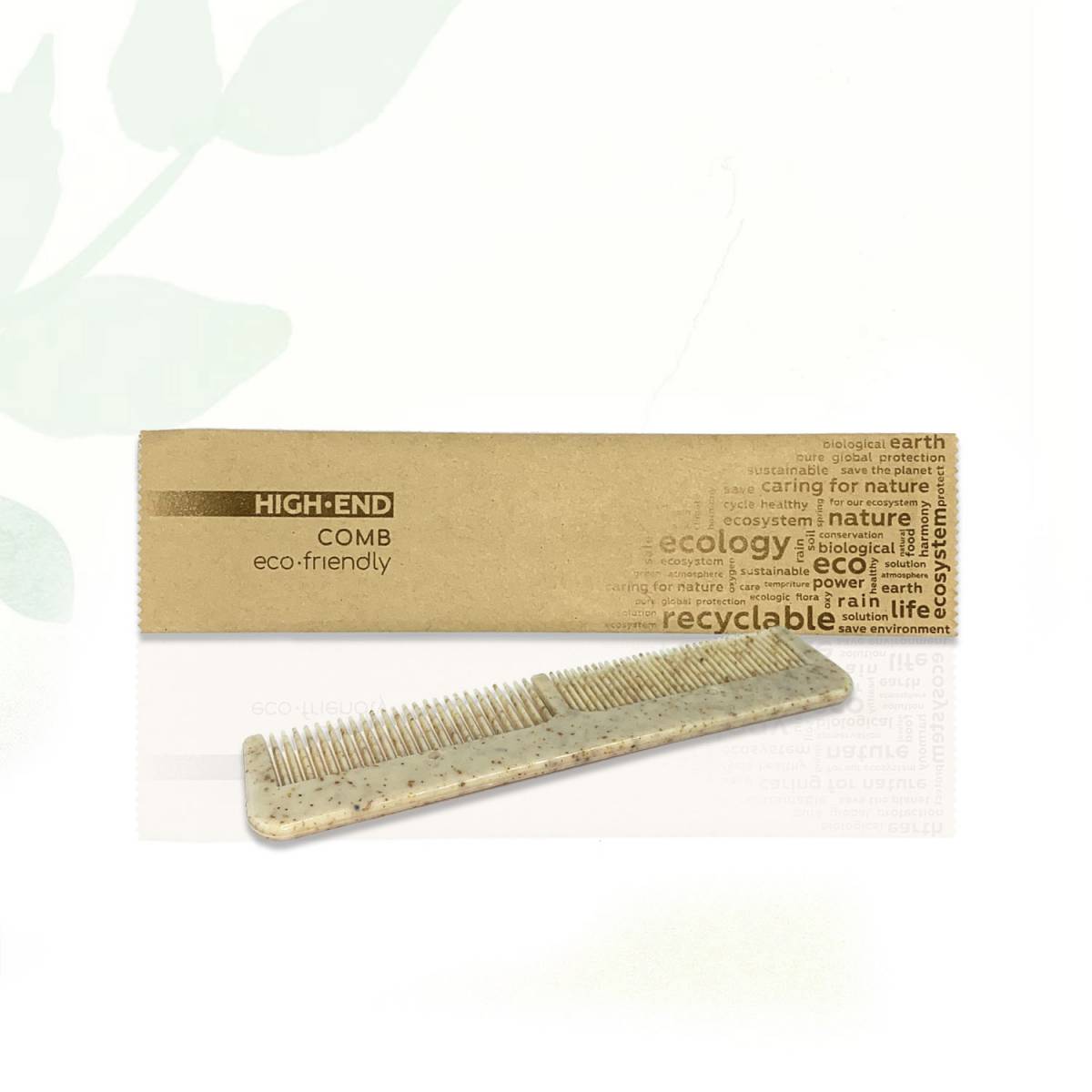 Гребінець з пресованої соломи High-End в паперовій упаковці Flow-pack HEF C12/S HSG
