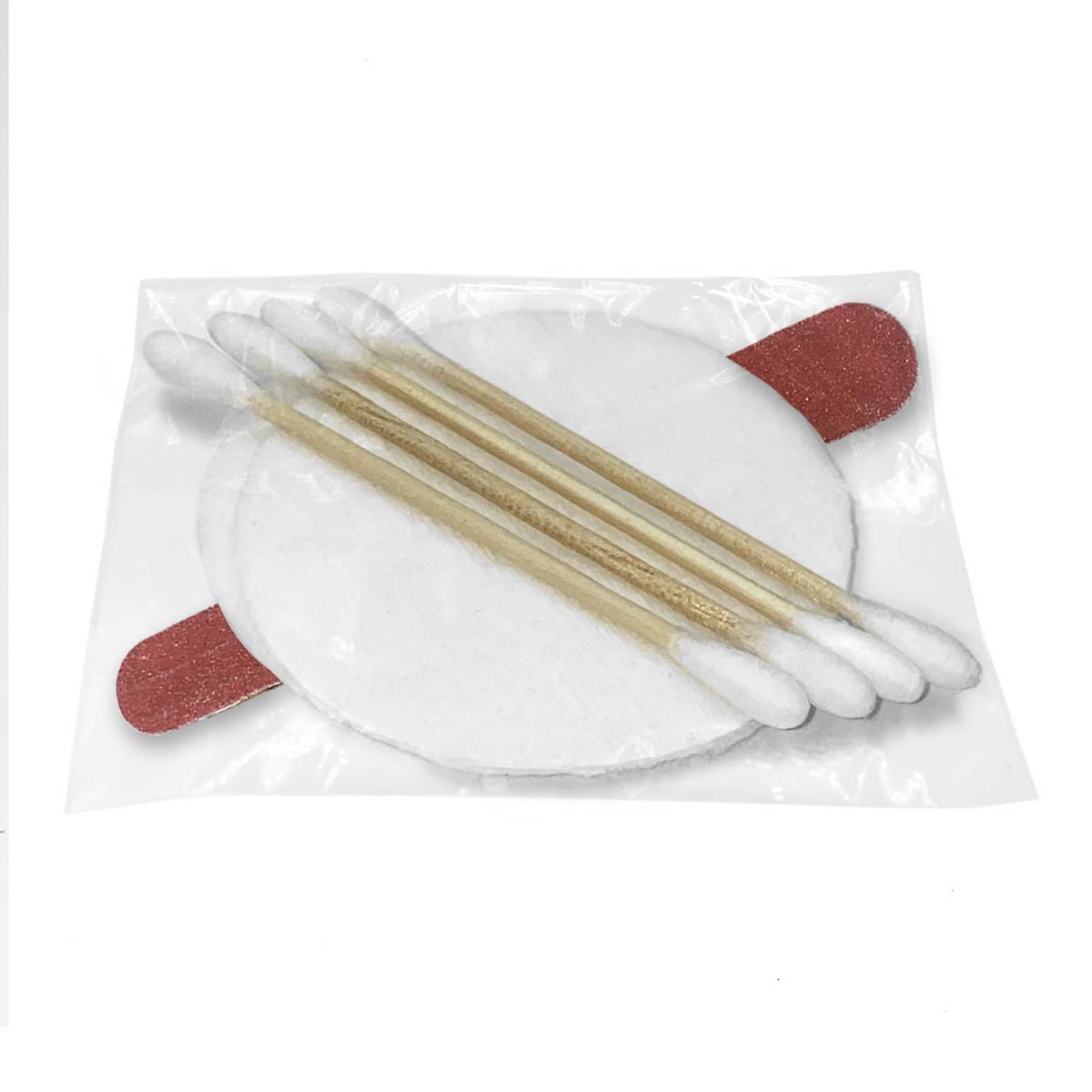 Косметический набор 4/2 с бамбуковыми палочками для гостиниц VIP в п/е упаковке VKBL4/2 HSG