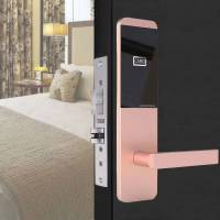 Готельний дверний замок LD-200 Рожеве золото LD-200 PinkGold HSG Готельний дверний замок LD-200 Рожеве золото LD-200 PinkGold HSG