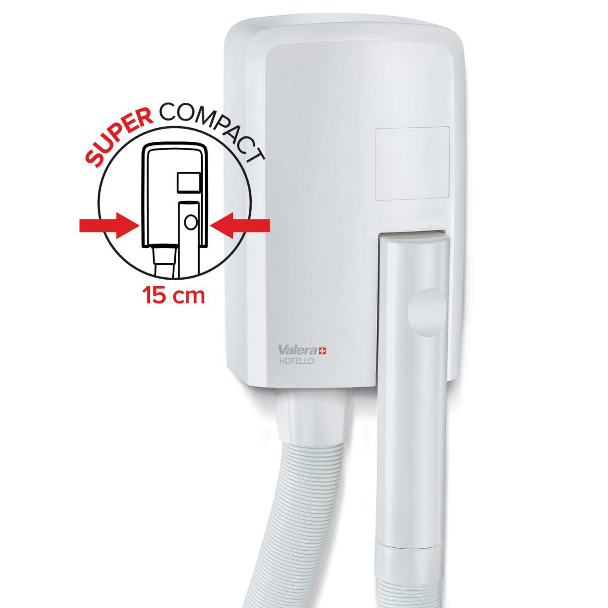 Фен настінний Valera Hotello для готелів 832.01/Т Valera