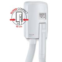 Фен настенный Valera Hotello Super AC Shaver с розеткой для электробритвы 832.02/RT Valera